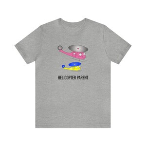 Helikopter moeder shirt - grappig moeder T-shirt - overbezorgd ouder cadeau - cartoon ouderschap humor T-shirt - cadeau voor moeder of vrouw afbeelding 2