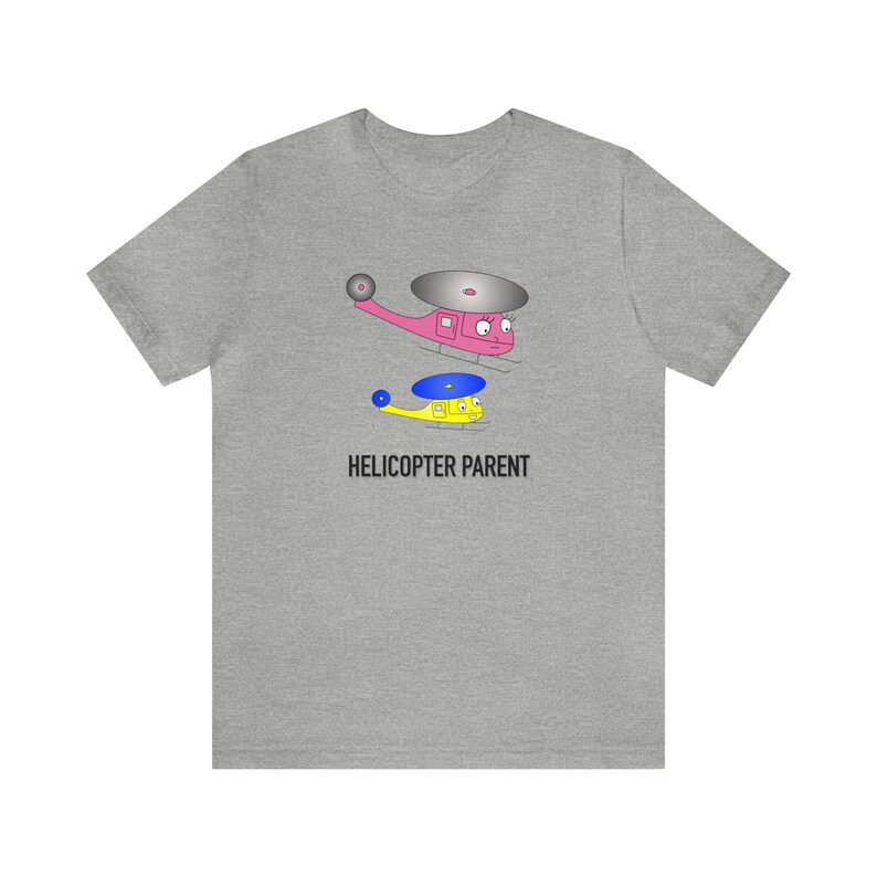 Helikopter moeder shirt - grappig moeder T-shirt - overbezorgd ouder cadeau - cartoon ouderschap humor T-shirt - cadeau voor moeder of vrouw afbeelding 2