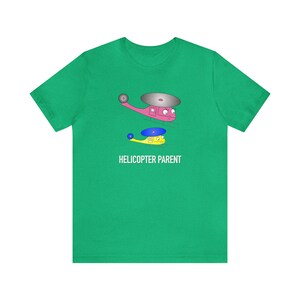 Helikopter moeder shirt - grappig moeder T-shirt - overbezorgd ouder cadeau - cartoon ouderschap humor T-shirt - cadeau voor moeder of vrouw afbeelding 3