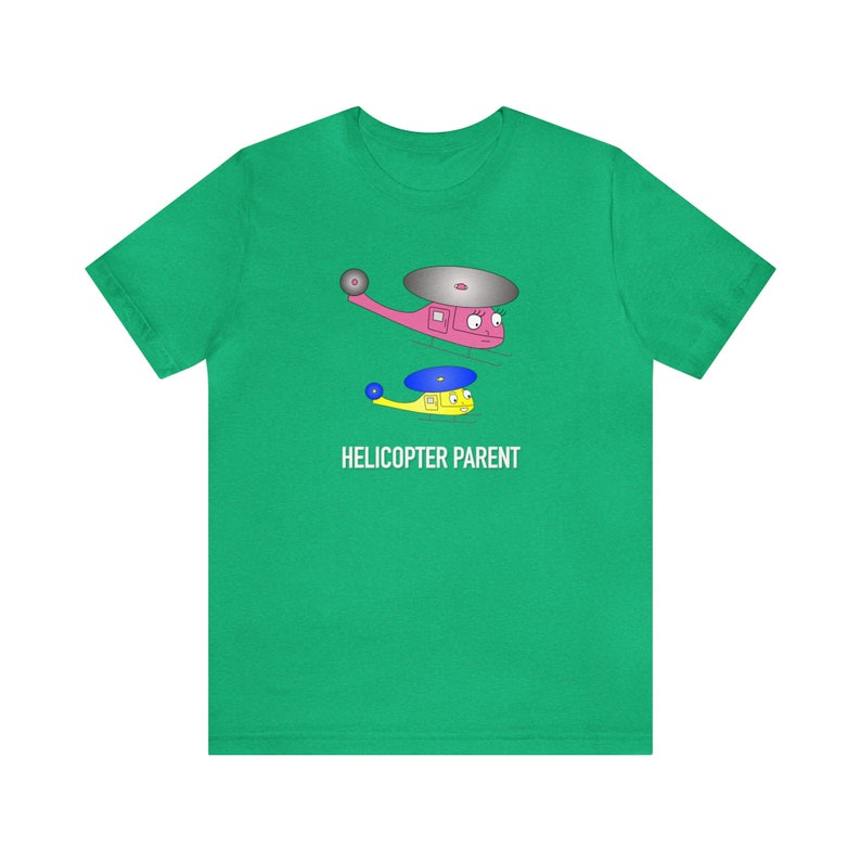 Helikopter moeder shirt - grappig moeder T-shirt - overbezorgd ouder cadeau - cartoon ouderschap humor T-shirt - cadeau voor moeder of vrouw afbeelding 3