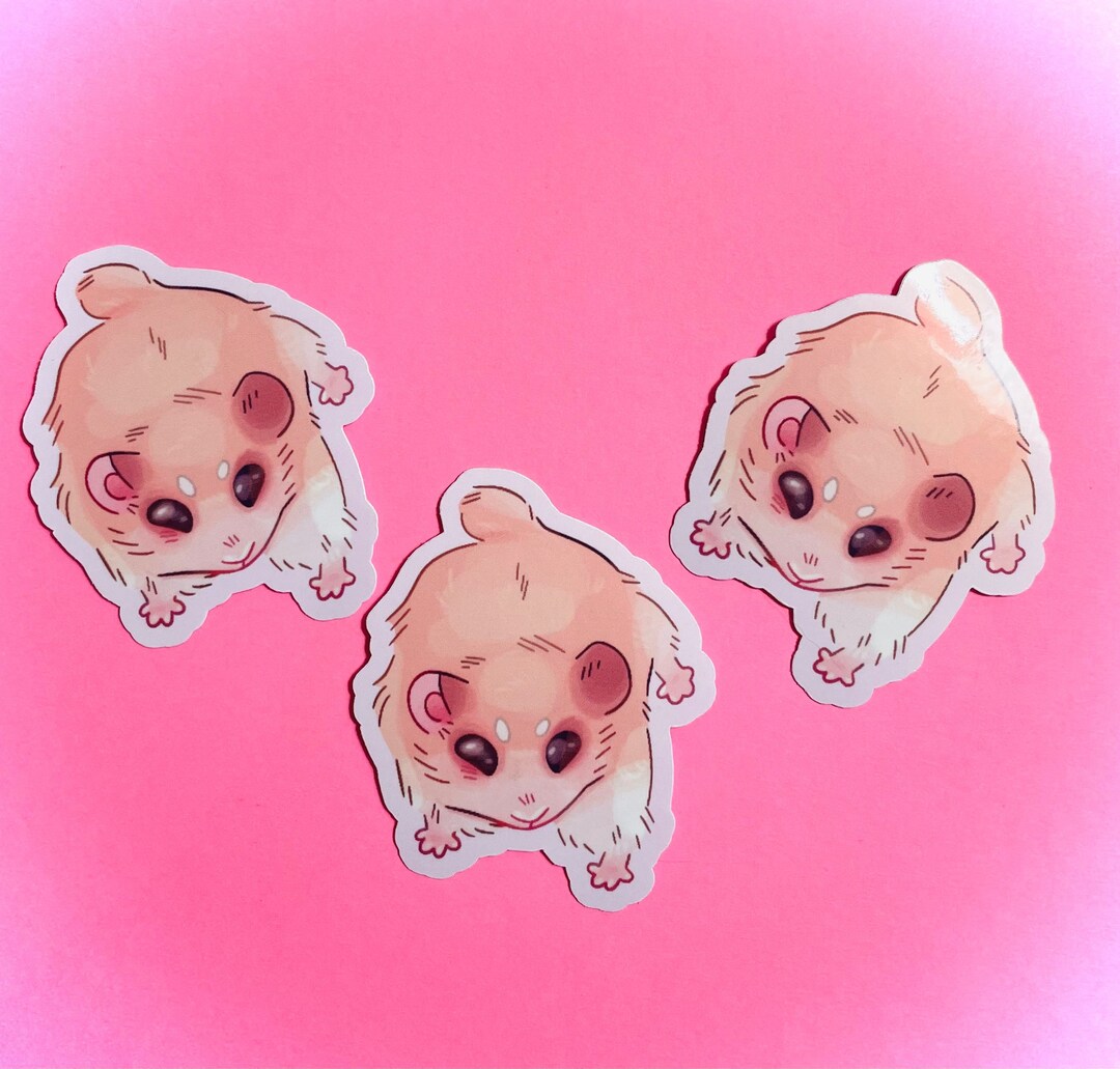 Hamseter Sticker Hamster Sticker / Glossy Laptop Sticker (PREORDER) - Etsy