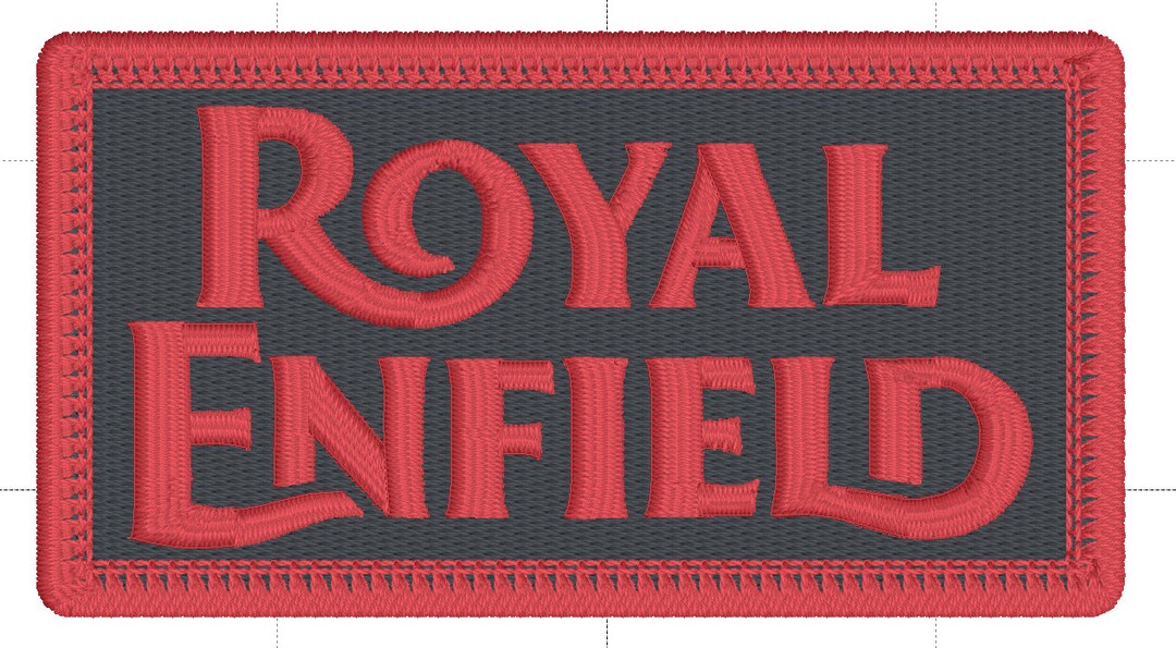 Digital Embroidery FILE Royal Enfield Patch Pes Dst Hus Vst Etsy