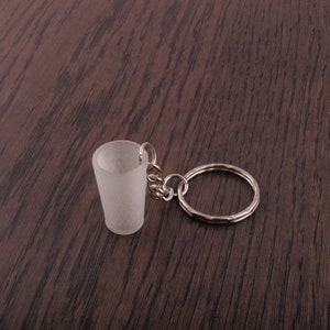 Ribbed Keychain Cider Glass