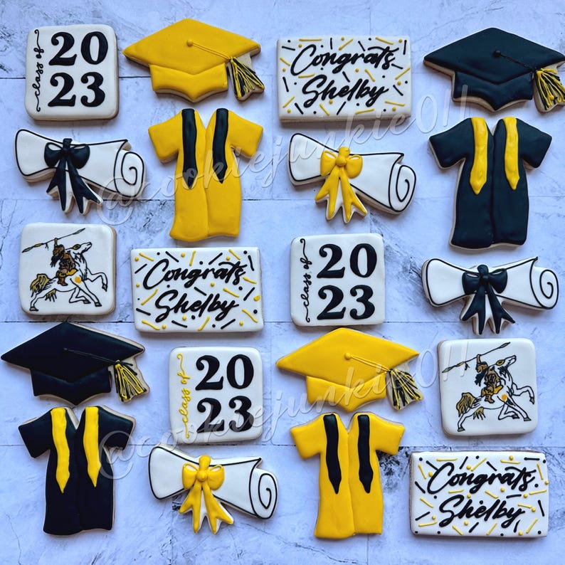 Graduation Sugar Cookies | 1 Dozen | Custom - Etsy