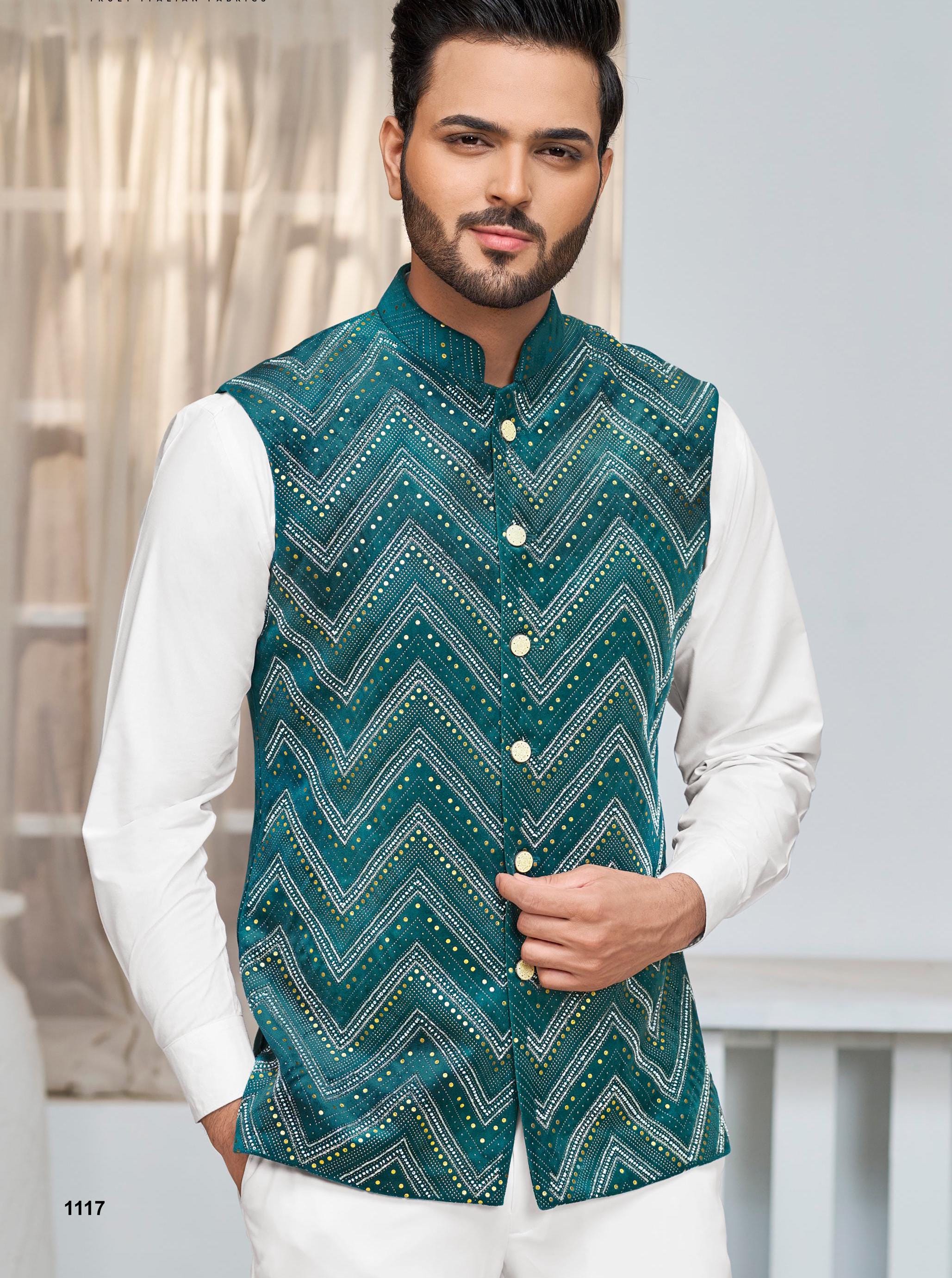 HOT Modi Jacket Half Collar Jacket Half Coat Wedding Modi - Main Image