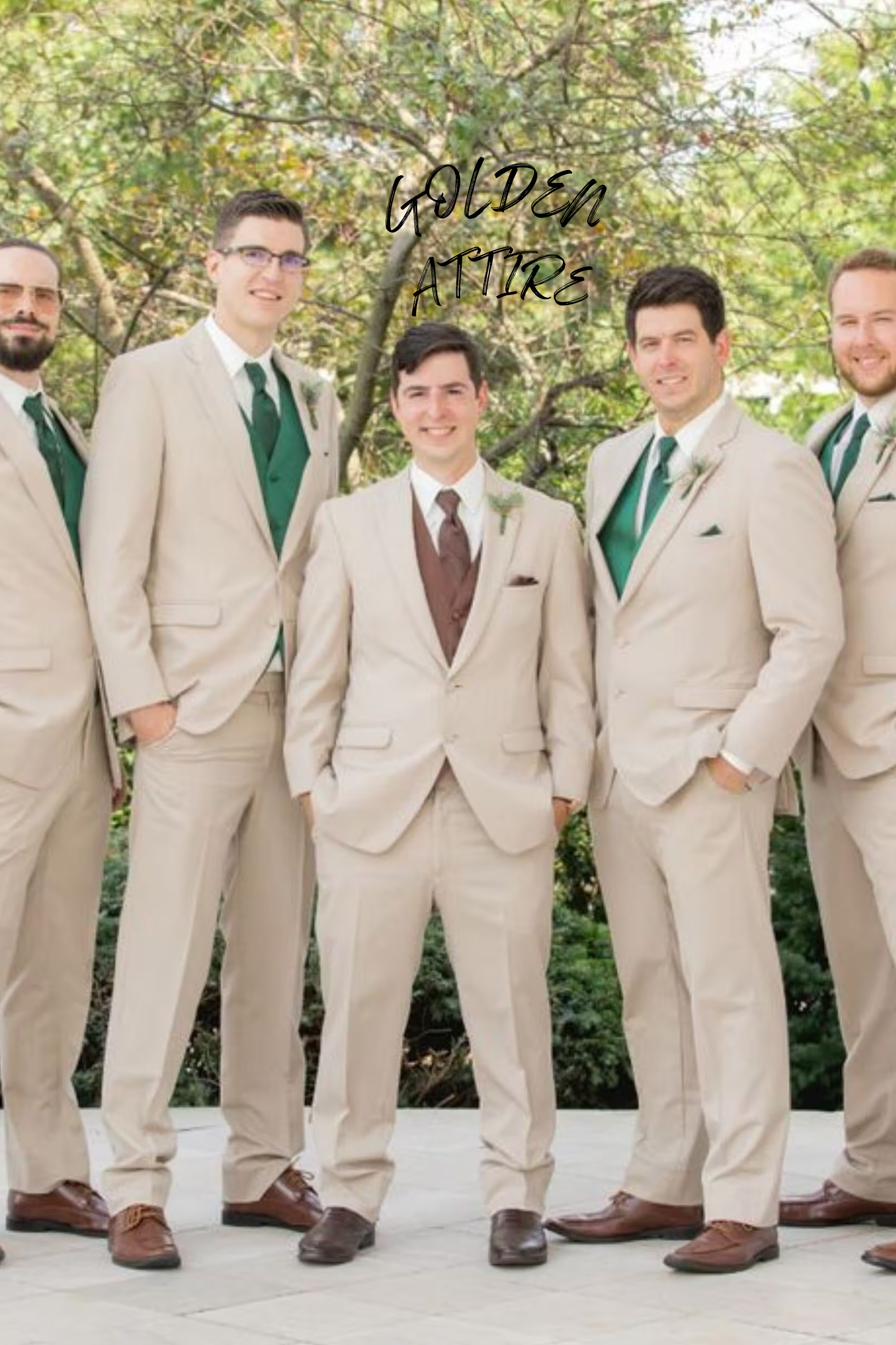 Beige groom wedding suits hotsell