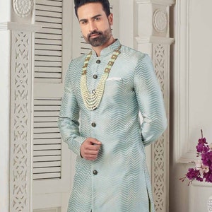 Groom Sherwani, Indian Groom Dress, Sherwani For Men, Groom Wedding Dress, Men Wedding Sherwani, Sherwani, Groom Outfit,