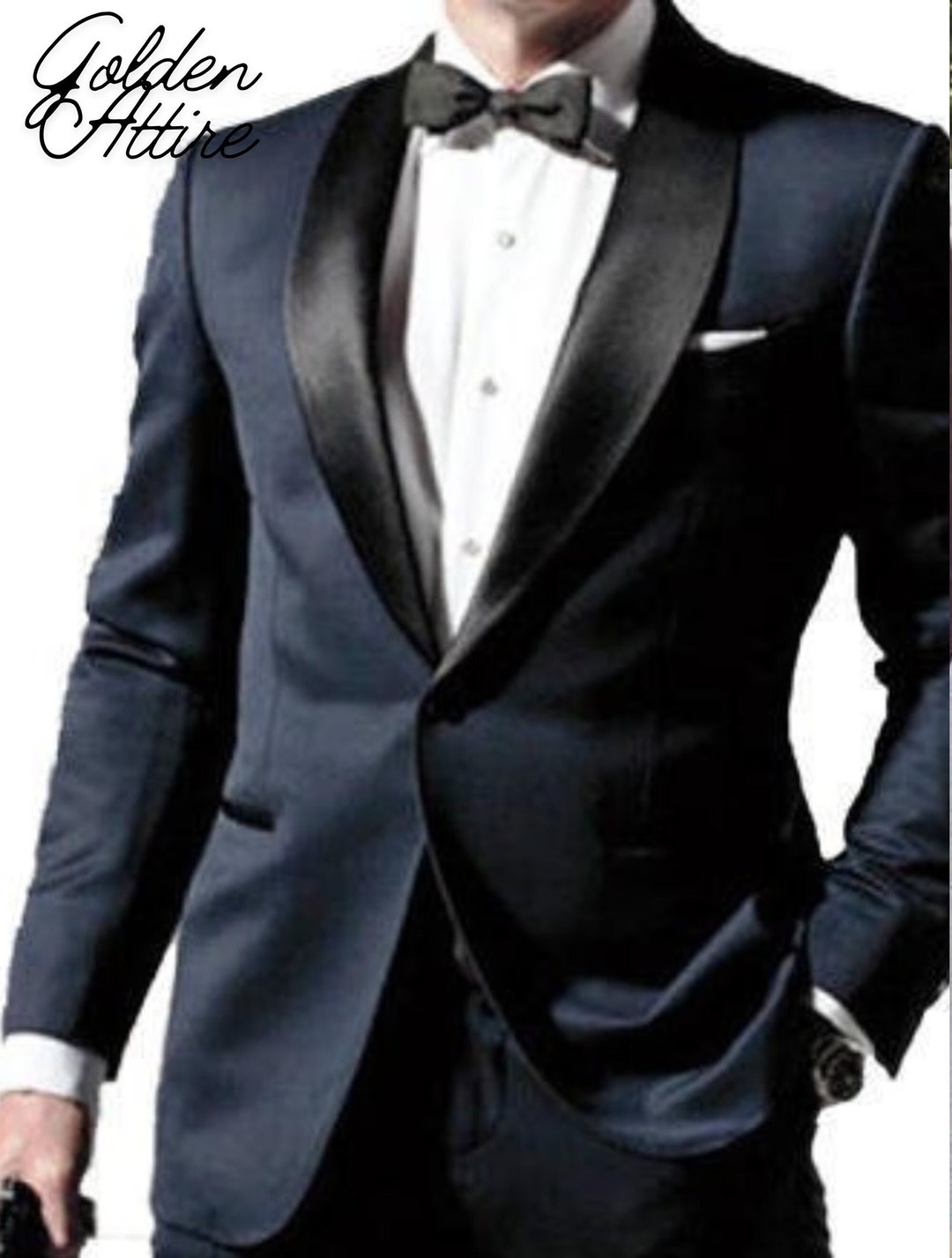 Navy Blue Suit Set