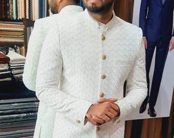Sherwani For Men, wedding Sherwani, premium sherwani, Indo Western set ,Indian wedding sherwani, Groom Outfit, groom Sherwani, Groom dress,