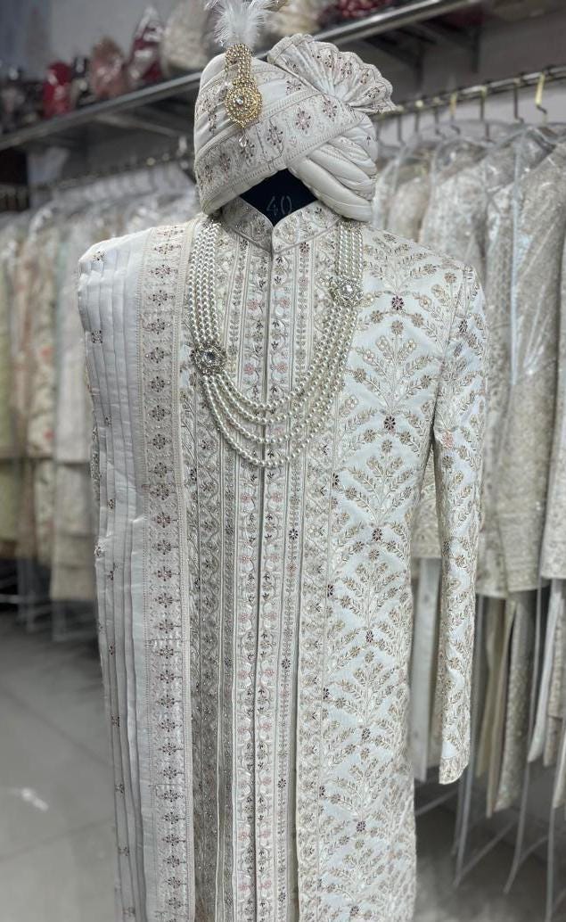 Groom Sherwani set, wedding Sherwani, premium sherwani, Groom Outfit, Groom Sherwani, Sherwani groom, Indian wedding sherwani, Sherwani,