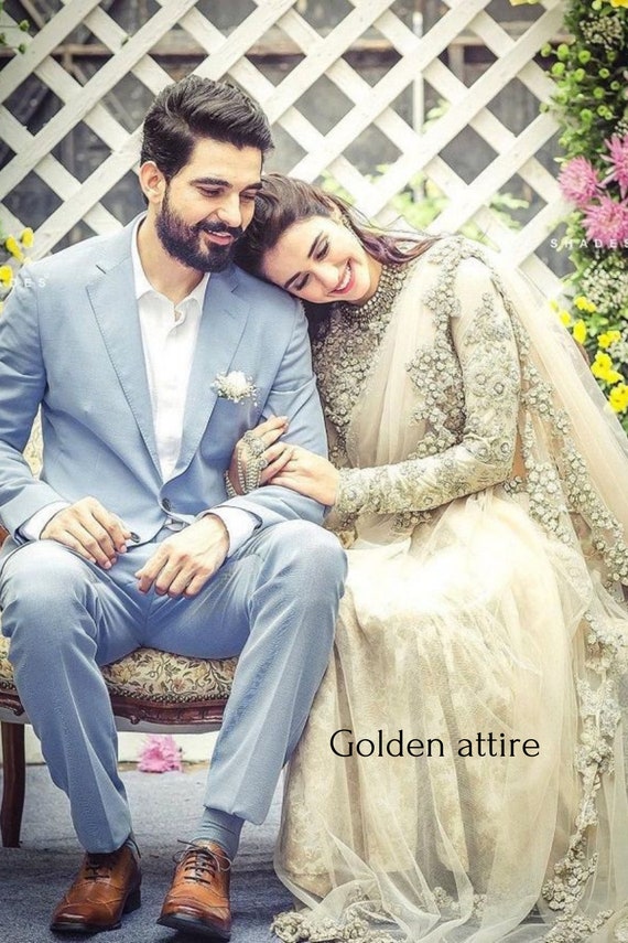 Sky Blue Two-piece Suit: Ethnic Wedding Groom Wear - Etsy