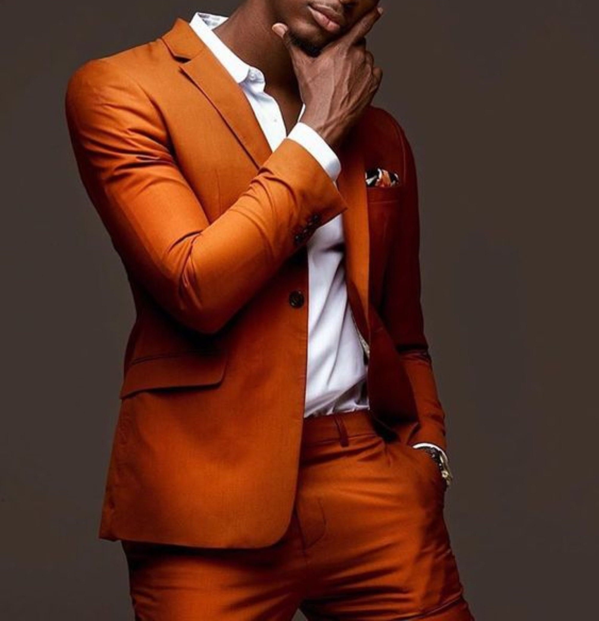 Rust Suit for Men, Luxury Stylish Premium Man Suit, Ethnic Wedding Wear ...