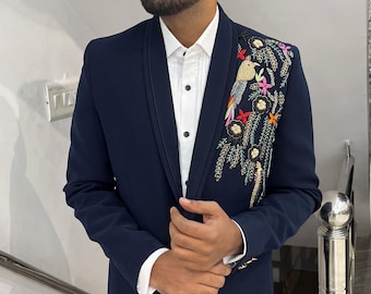 Gilet da smoking e papillon Blue Ice, modelli assortiti per eventi formali, matrimoni, regali - Italia