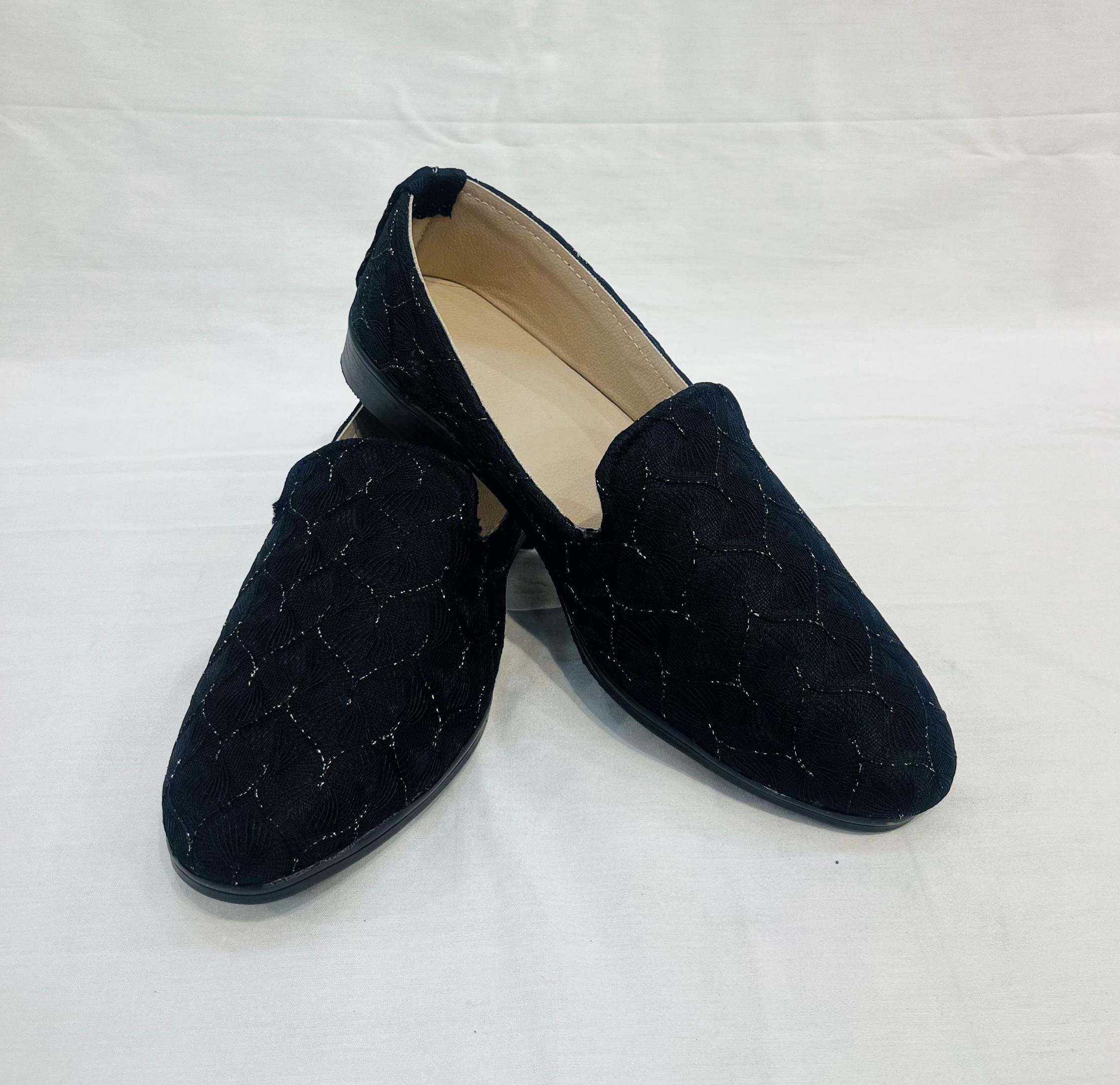 Mens Black Shoes Indian