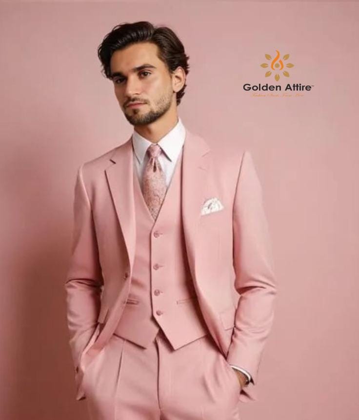 Rose Gold Suits Regular Fit - Etsy
