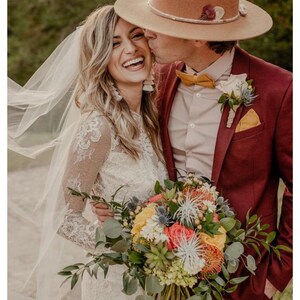 Trajes de hombre, trajes de terracota, trajes premium de 2 piezas, traje de hombre óxido, trajes de dos botones, trajes de esmoquin, boda, trajes, trajes de novio, regalo para hombres,