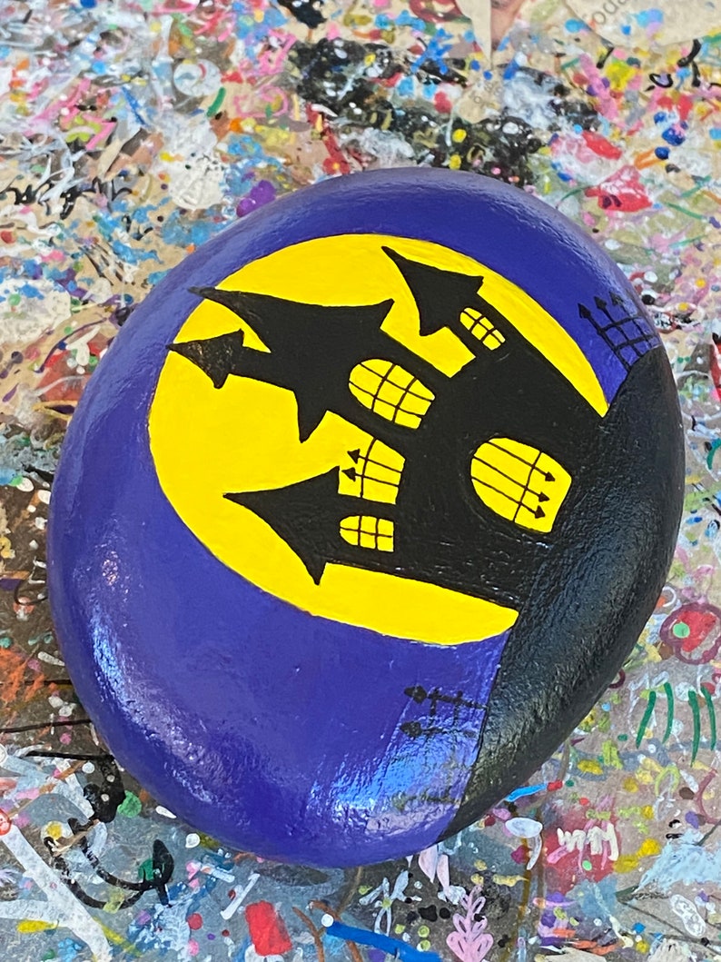 Haunted House Rock - Etsy