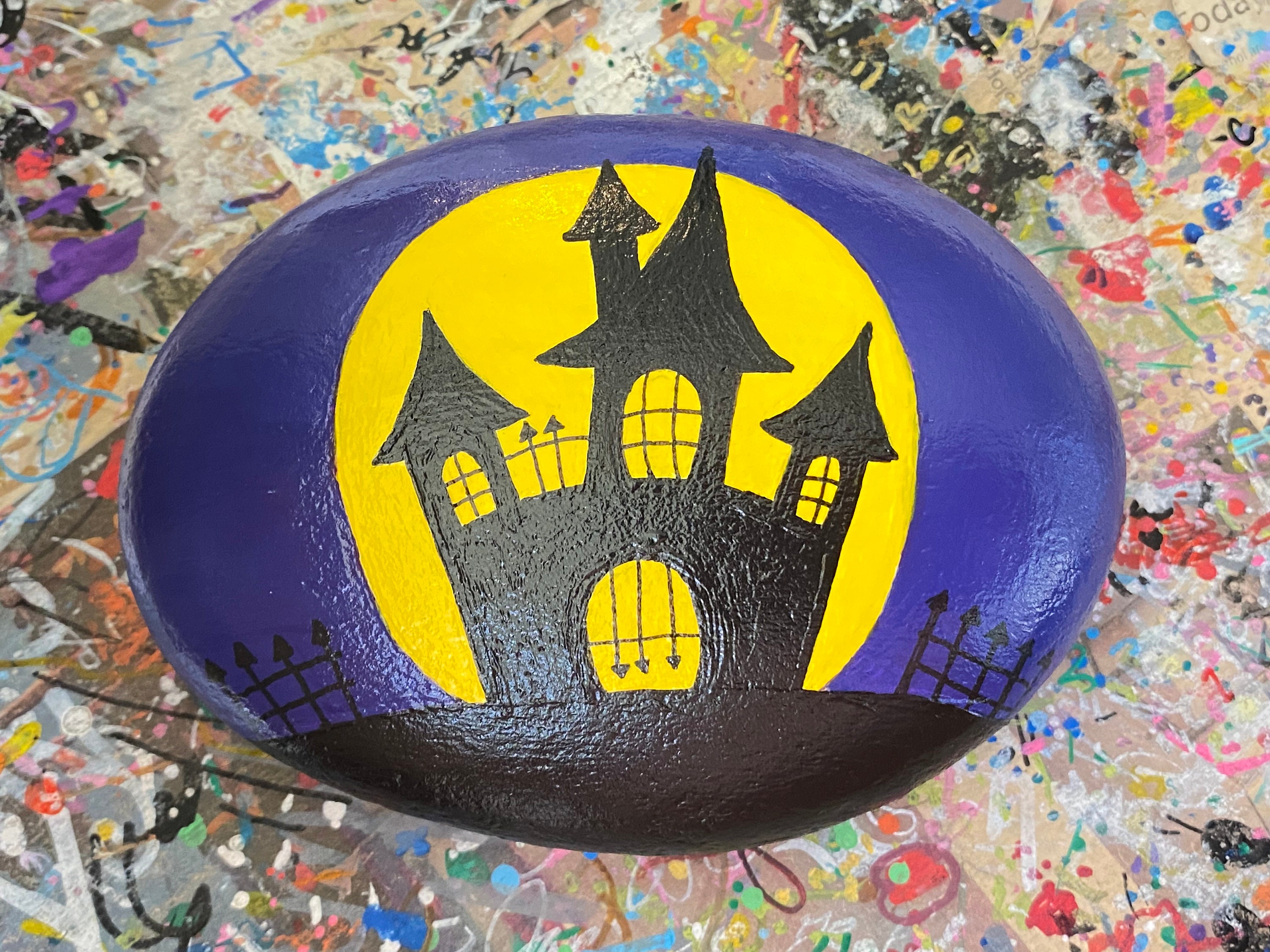 Haunted House Rock - Etsy