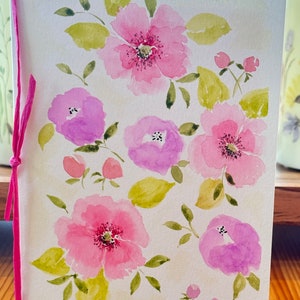 Pastelbloemen Keepsake-wenskaart - verticaal (5" x 7")