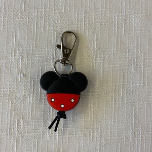 Zipper Repair Charms, Mickey Mouse Zipper Pull Repair Charm Rustic Bronze  - for Repair or Decorate Shoes, Purses, Keychains + More