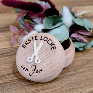 Erste Locke, Erste Locke Dose, Aufbewahrung, Haarsträhne Box, Erinnerung, erster Haarschnitt, Gechenk, Geburtstag, Baby Party