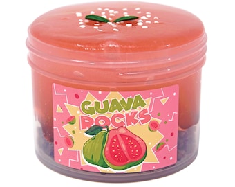 Guava Rocks Crunchy Lava Rock Texture Slime, Gift for Her Him, Slime Shops, Slime Drops