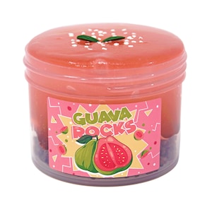 Guava Rocks Crunchy Lava Rock Texture Slime, Gift for Her Him, Slime Shops, Slime Drops