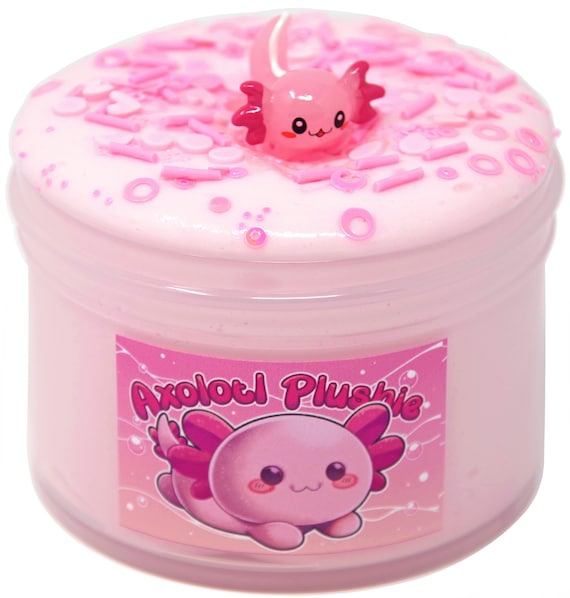 Axolotl Plushie Pink Scented Premium Japanese Clay Slay Slime, Gift for Her  Him, Slime Shops, Slime Drops 