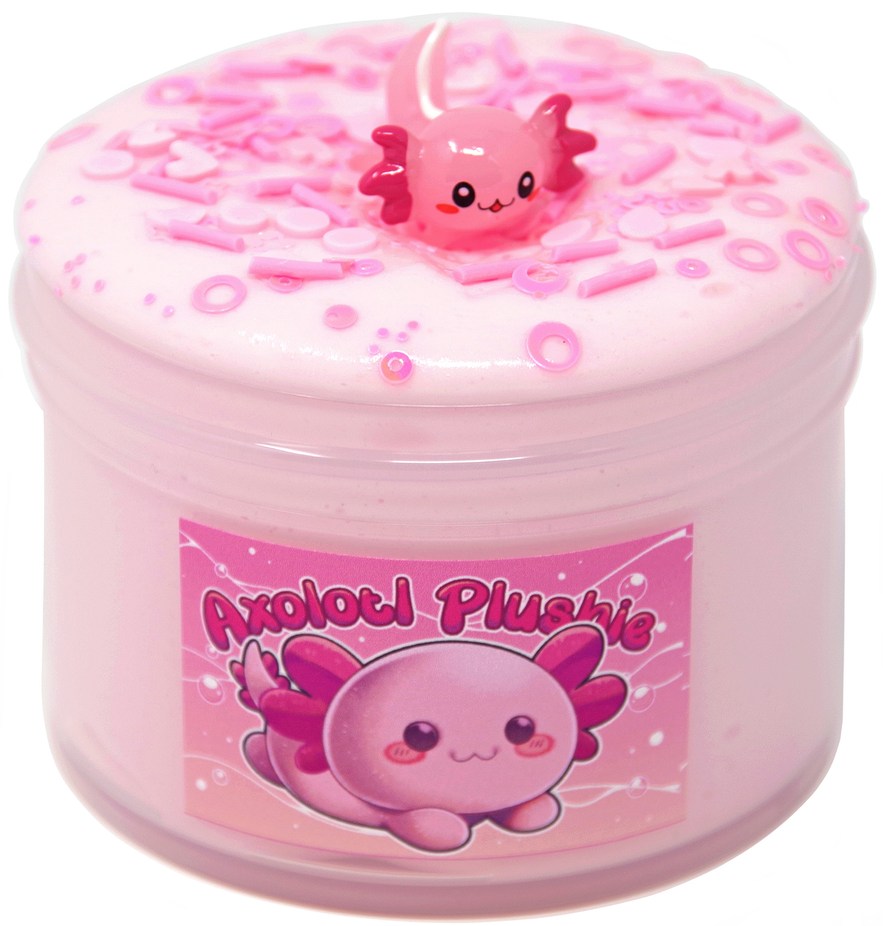 Axolotl Plushie Pink Scented Premium Japanese Clay Slay Slime, Gift For Her  Him, Slime Shops, Slime Drops