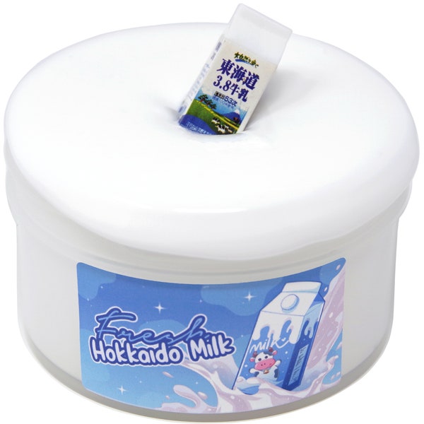 Fresh Hokkaido Milk White Thicky Slime Scented Satisfying, Gift for Her Him, Slime Shops, Slime Drops