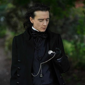 Thomas Sharpe- Seiden-Schlips Ascot viktorianisch georgian dandy viktorianisch
