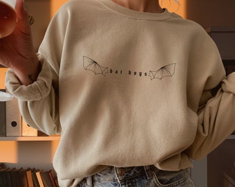 ACOTAR Bat Boys A Court of Thorns and Roses Sweatshirt Bookish Crewneck Feyre Rhysand SJM Sarah J Maas Tee Velaris Clothing
