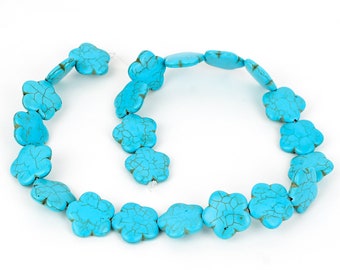 ハウライト フラワー コネクター ビーズ 15 mm 6 個セット - Etsy 日本