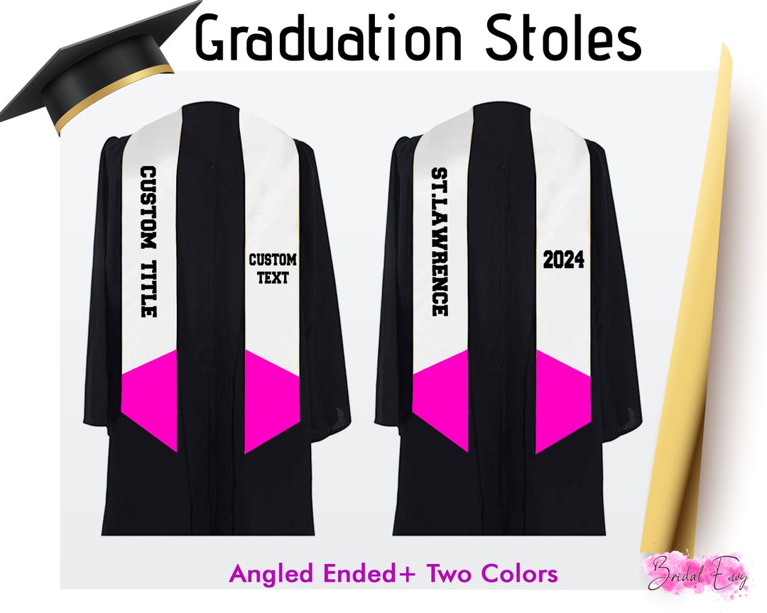 Customize Graduation Sash Custom Graduation Sash Personalized Etsy