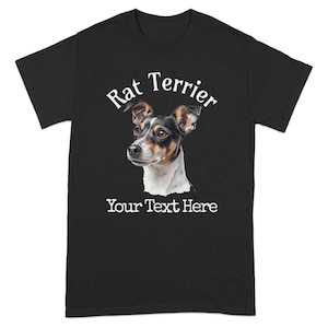 Custom Rat Terrier T-Shirt: Personalized Dog Lover Gift