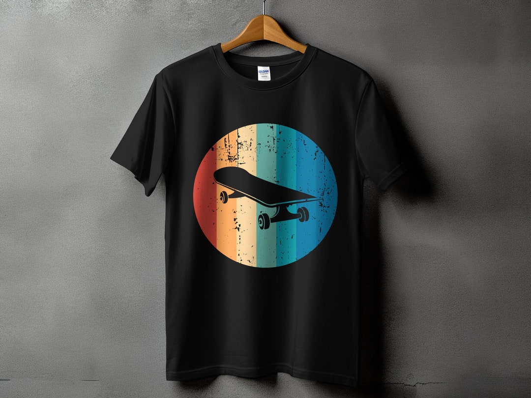 Vintage skateboard graphic top