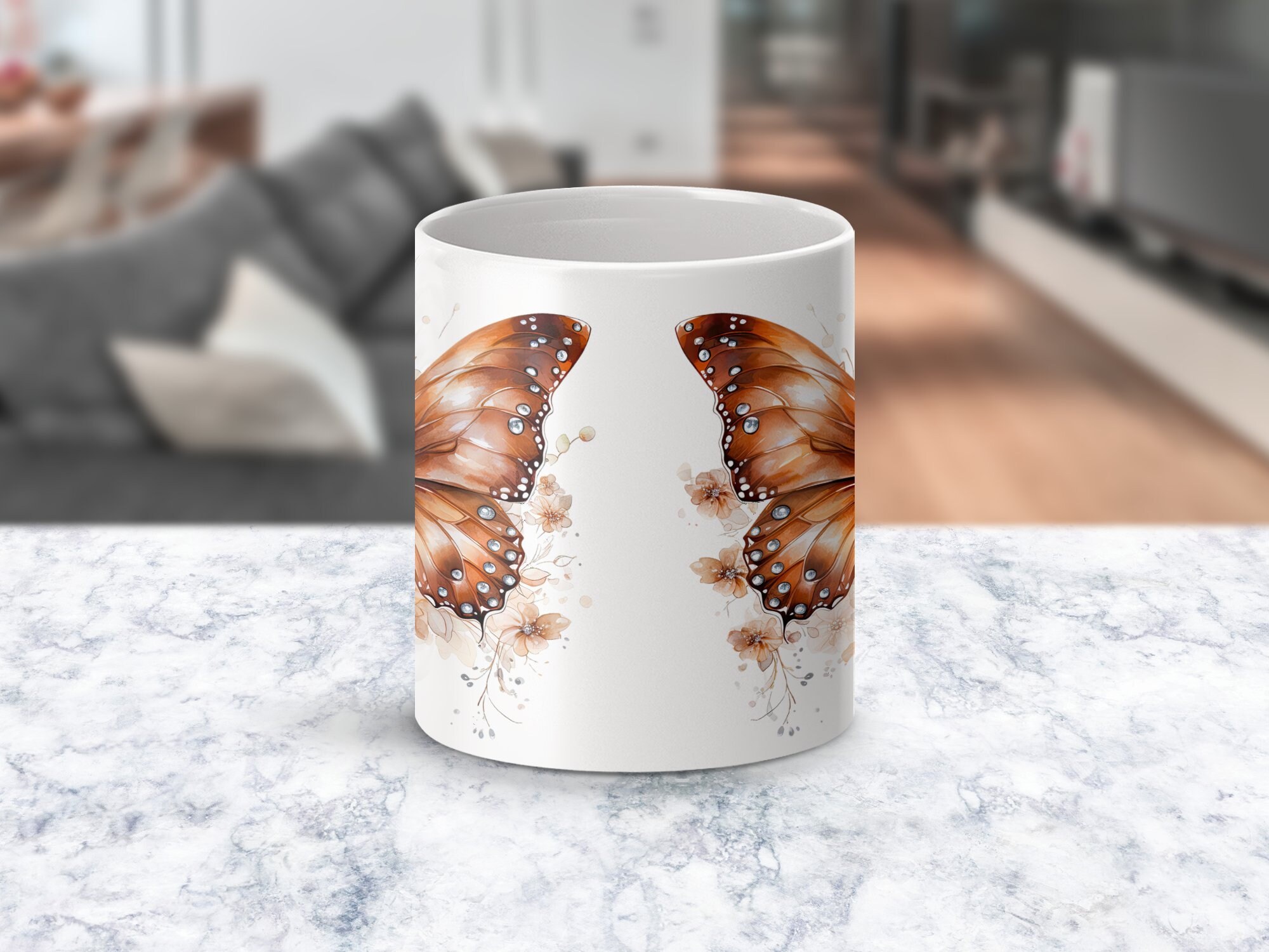 Abbott Collection AB 27 MUG CN 03 4 In. Hedgehog Family Jumbo Mug, White & Grey