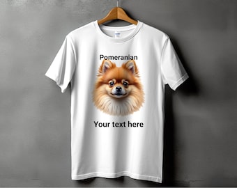 Camiseta personalizada de Pomerania: regalo personalizado para amantes de las mascotas