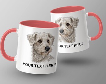 カスタムプミドッグマグ：パーソナライズされたテキスト、犬好きへのギフト