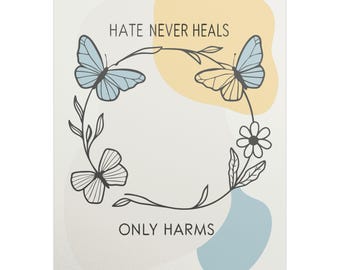 Butterfly Quote Print: Inspirational Home Decor (Digital Download)