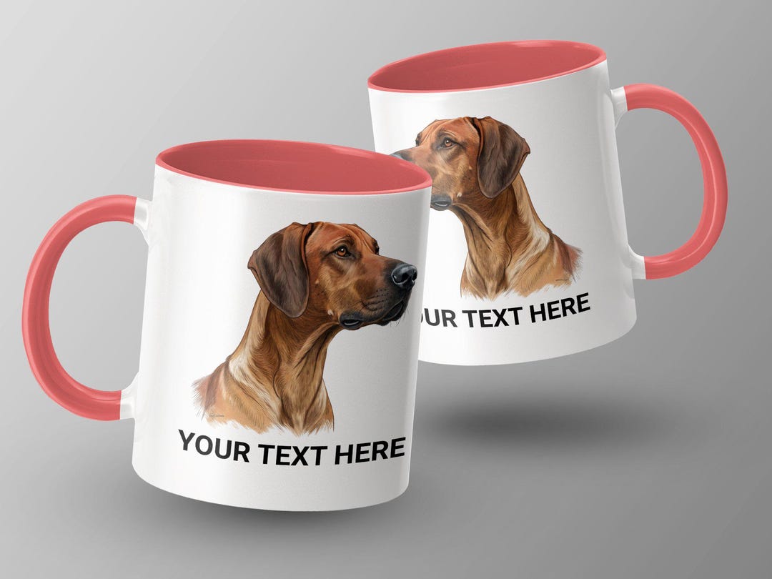 Rhodesian Ridgeback Dog Mug: Customizable Pet Lover Gift - Etsy