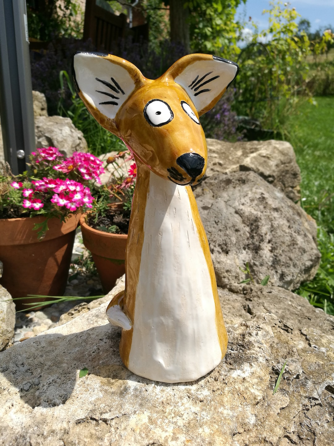 fuchs-zaunhocker-pfostenhocker-keramik-gartenkeramik-handgemacht