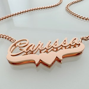 Custom Name Necklace: Personalized Gold Jewelry Gift