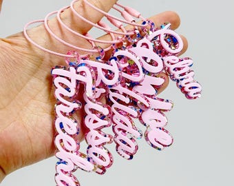 Personalized 3D Printed Name Tags, Backpack Name Keychain, Party Favors, Back To School Gifts