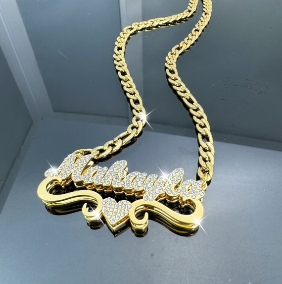 Etsy nameplate necklace best sale