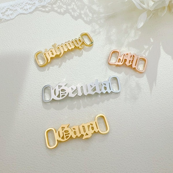 Custom Shoe Charm,Handmade Personalized Name Charms,Shoelace Clips Charm,Perfect For Shoe Accessories,Shoe Name Tag,Shoe Name Plate,Gifts
