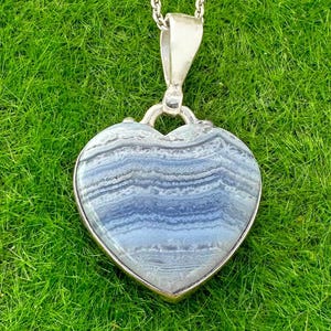 Beste Qualität Natürliche Blaue Spitze Achat Edelstein Anhänger 925 Sterling Silber Anhänger Handgemachte Blaue Spitze Schmuck Anhänger Massiv Silber Anhänger