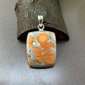 Top Grade Maligano Jasper Pendant,925 Sterling Silver Necklace, Handmade Maligano Jasper Pendant, Gemstone Pendant, Maligano Jewelry Gift