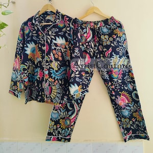 Summer Wear Pajama Set, Shirt Pant Set For Holiday, Home Wear Pajama Set, Pure Cotton Pajama Set, Cotton Pajama Set, Comfortable Pajama Set