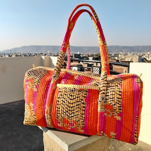 Hase Ostern Seesack Handmade | Einzigartige Wochenendtasche & Reisetasche | Tolles Geschenk für Mama | Niedliche Sommer Tier Stoff Tasche